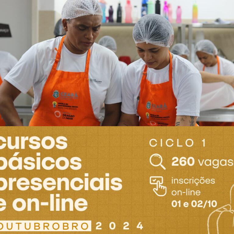 Inscrições – Cursos Básicos – Outubro/2024