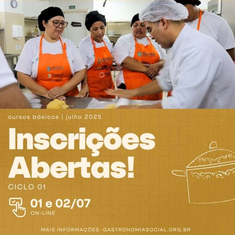 Inscrições Abertas (JULHO/25)