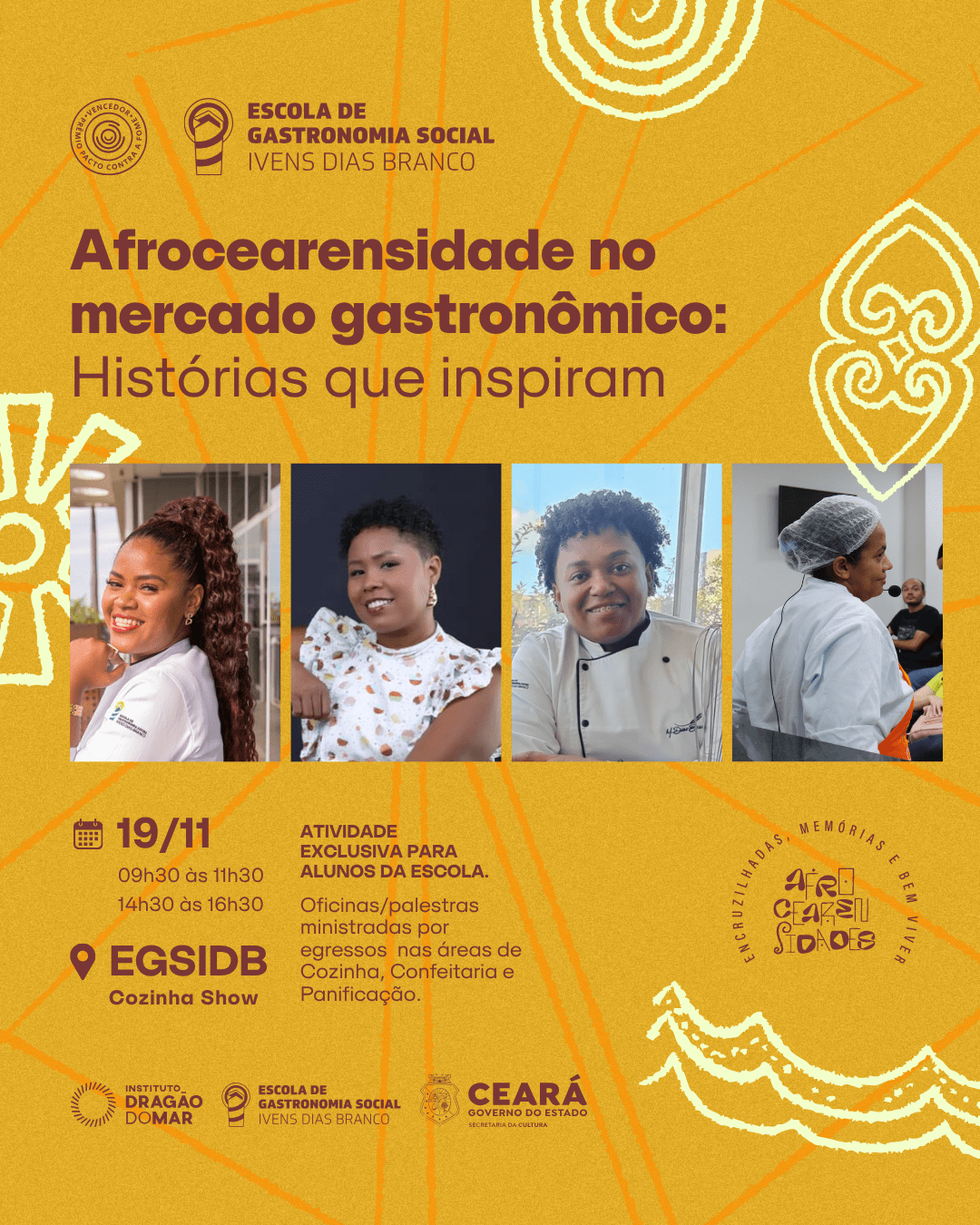 EGSIDB Realiza Ciclo de Oficinas Focado na Afrocearensidade e Empreendedorismo