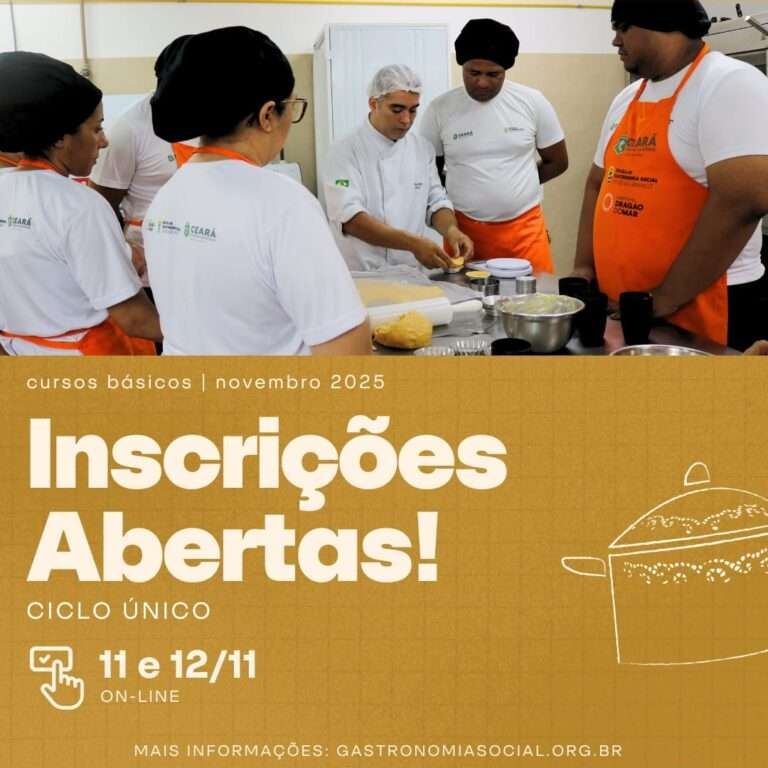 INSCRIÇÕES ABERTAS (Cursos Básicos)
