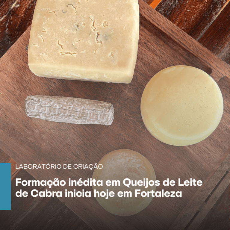 Formação inédita em Queijos de Leite de Cabra inicia hoje em Fortaleza