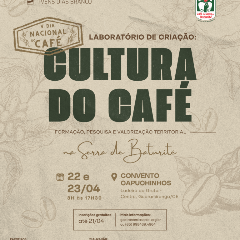 Escola de Gastronomia Social realiza programação de inovação e valorização do café na Serra de Baturité