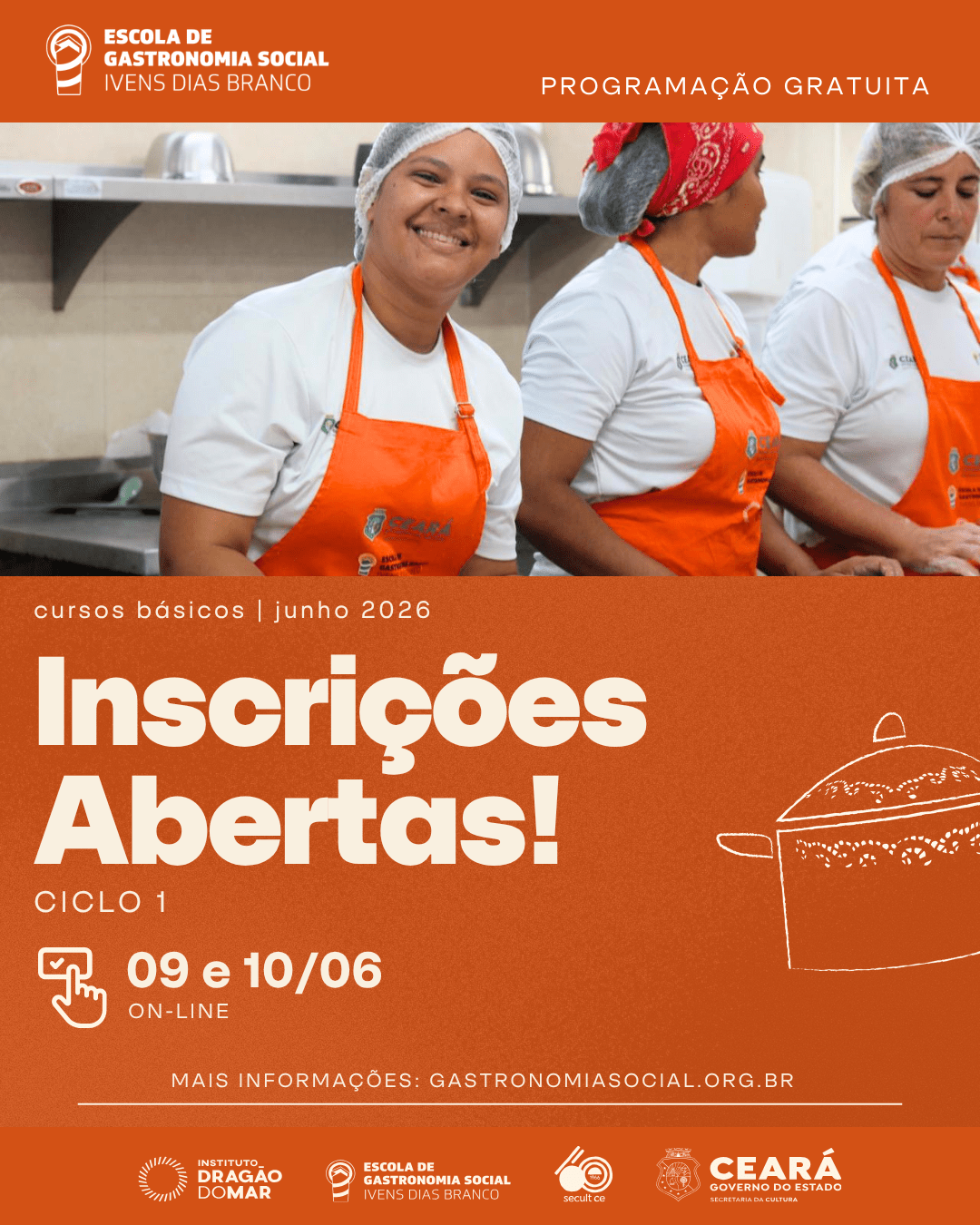 INSCRICOES ABERTAS