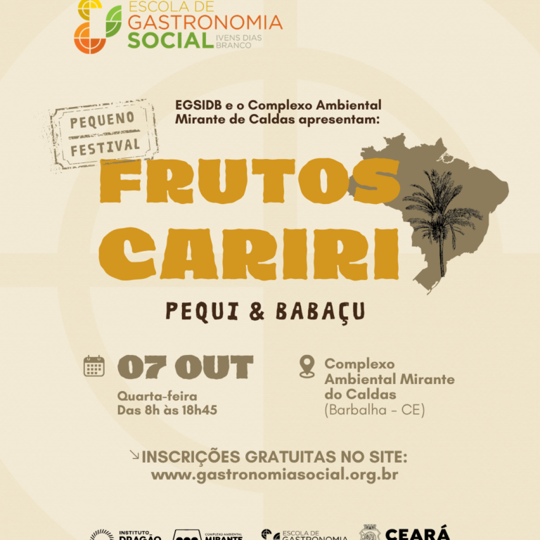 Inscrições – Frutos Cariri (Barbalha – Ceará)